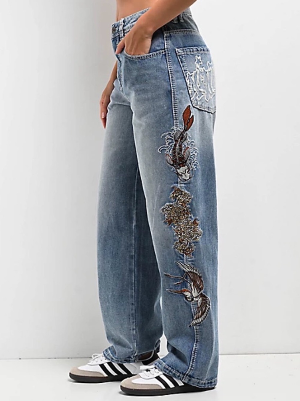 Ninth Hall Idle Embroidered Jeans Womens 16